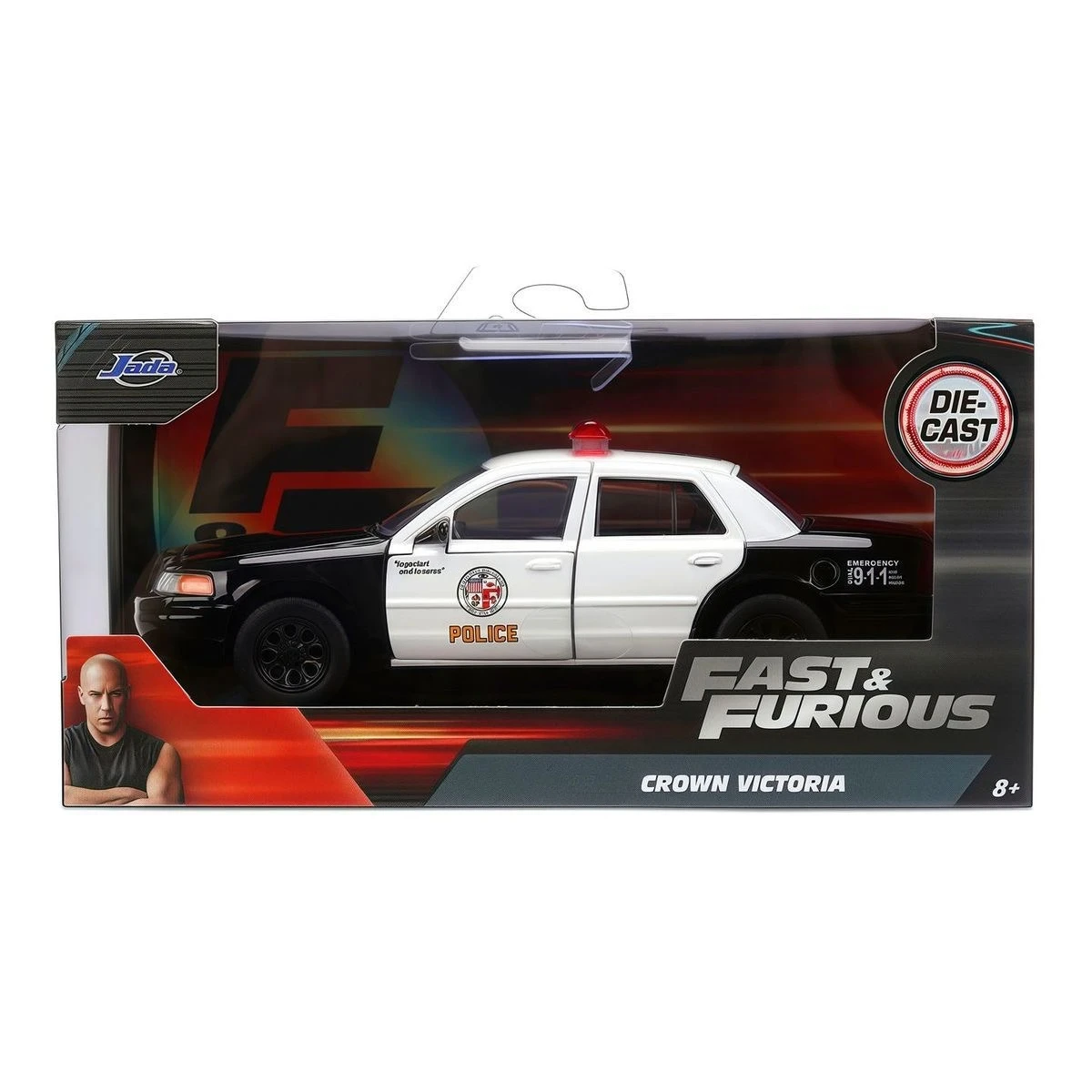 JADA 1:32 مجموعة نماذج سيارات الشرطة المقلدة المصنوعة من خليط معدني لهدايا البالغين والأطفال