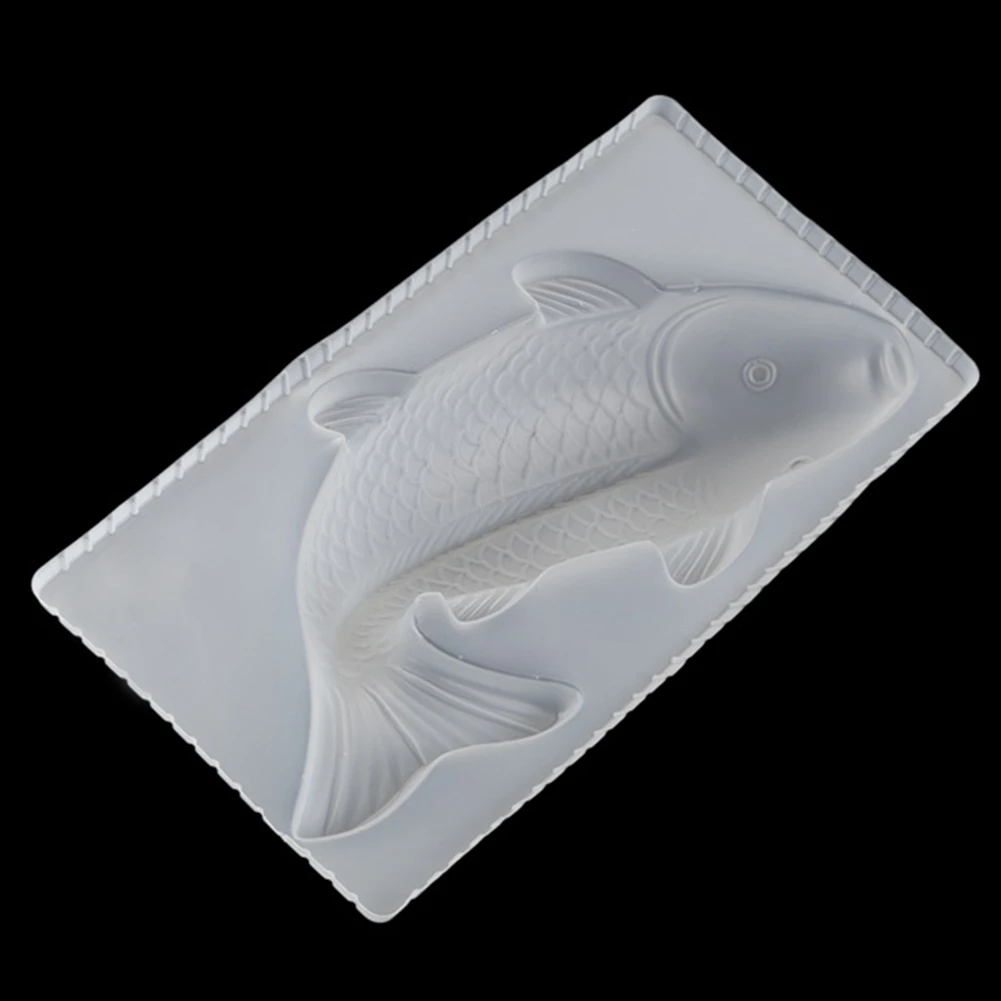 DIY 3D Koi Fish Carp Mold Plastic Jelly Handmade Mold Mousse Cake Pudding Chocolate Mould Baking Tool