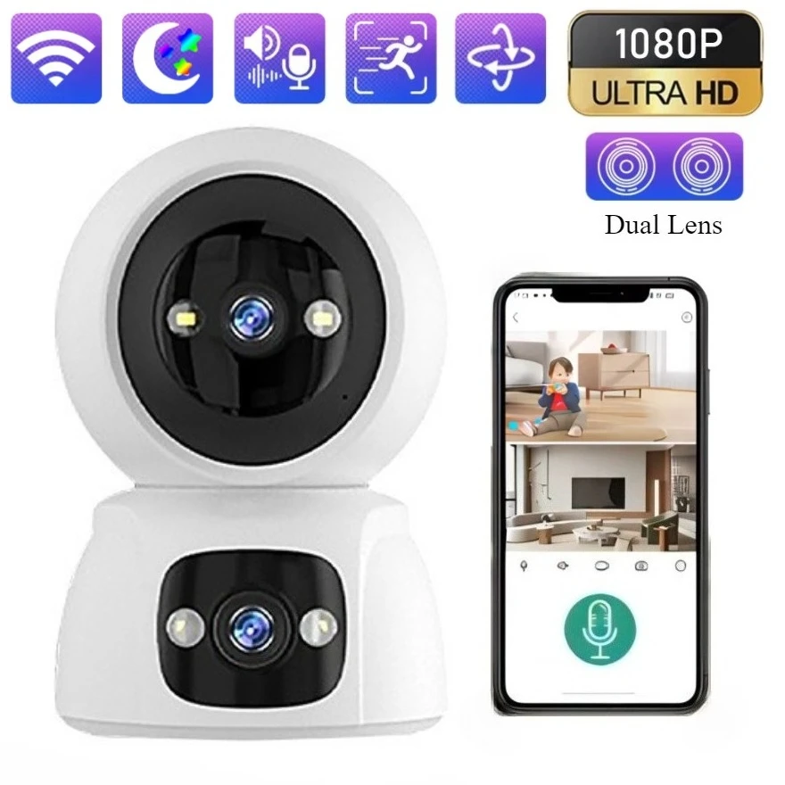 Dual Lens Wifi Secu…