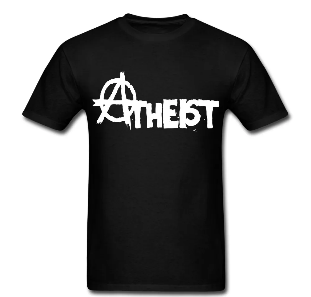 Atheist no god no religion revolution  anarchist symbol revolt T-shirt  Tees Cotton Luxury brand vintage oversized