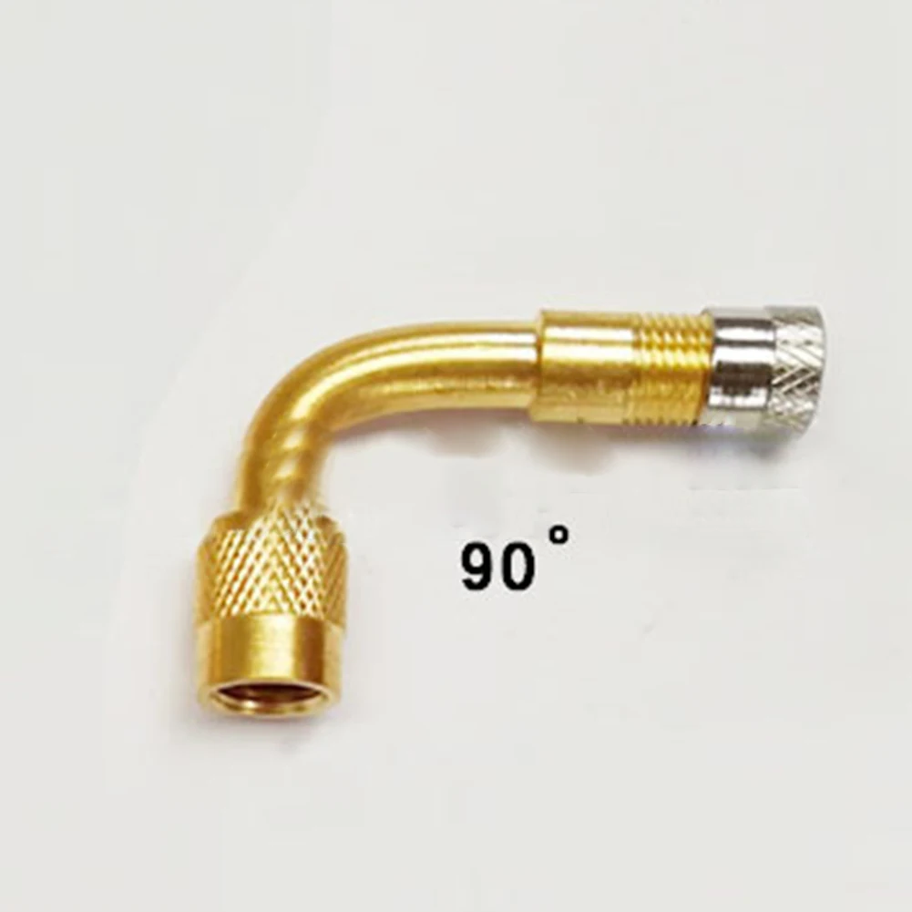 

Bike Tyre Valves Inflation Extension Tube 45/90/135 Degree Adapter Bent Angel Valve Balance CarMotorcycleAccessories