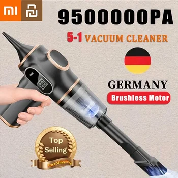 Xiaomi Youpin 95000Pa 5 in1 kablosuz süpürge otomobil taşınabilir Robot süpürge el araba ev aletleri için