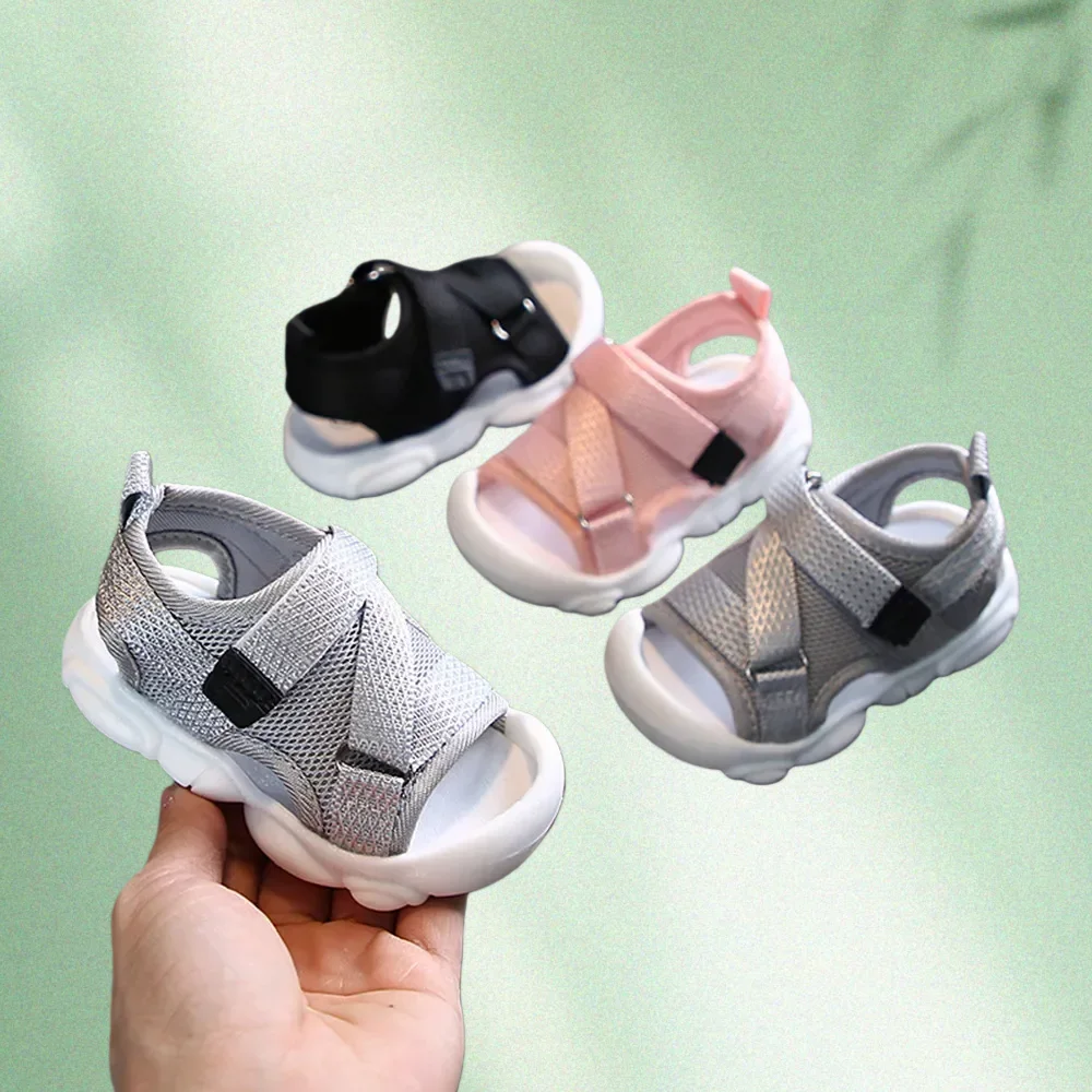 

Girl Beach Sandals Summer Baby Sport Sandal Boys Net Cloth Kids Infant Sneakers for Little Baby Shoes