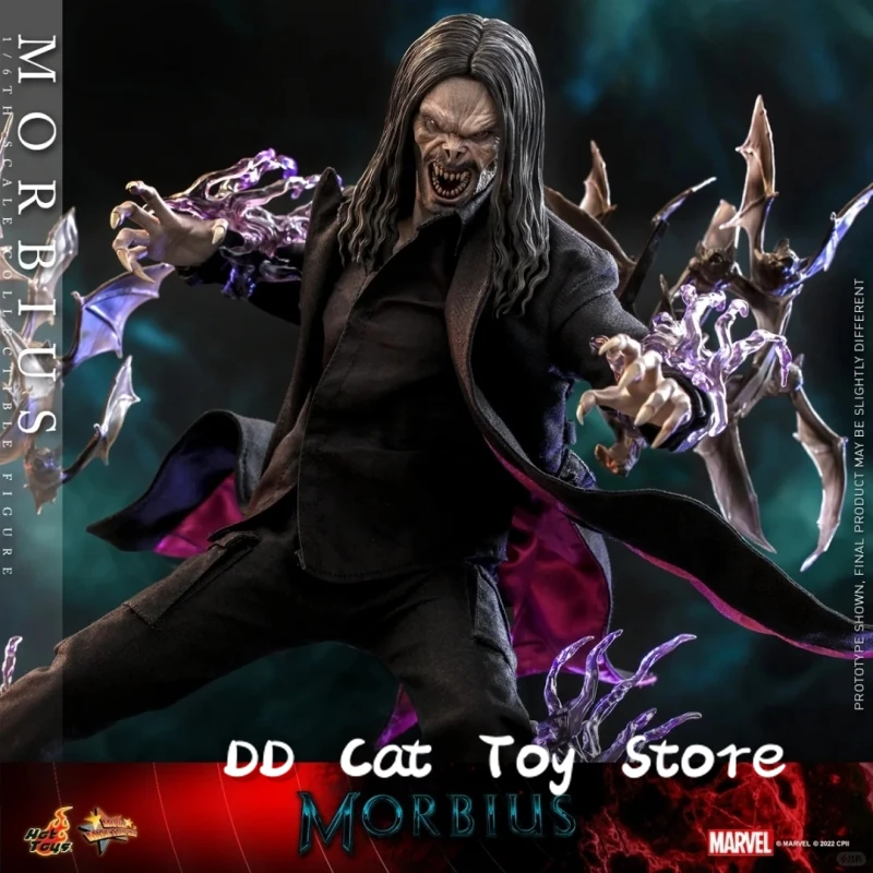 

Original HOTTOYS HT MMS665 Marvel 1/6 Morbius the Living Vampire Soldier Model Villain Simulation 12" Full Set Action Figure