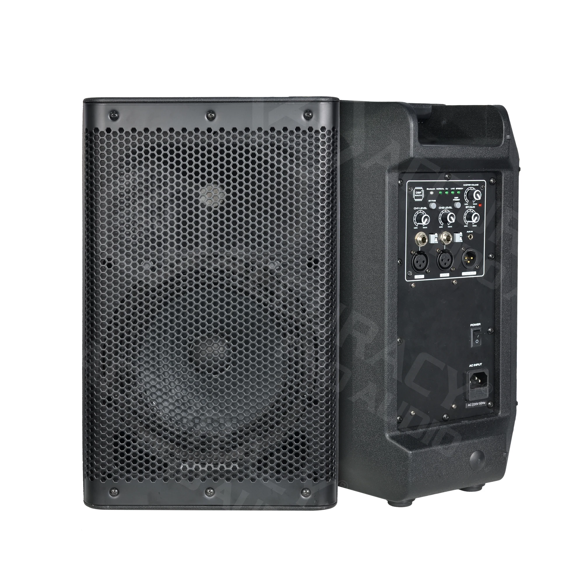 

RQSONIC CAU08D7 200W 8 inch dj party karaoke plastic power Active portable speaker box 8