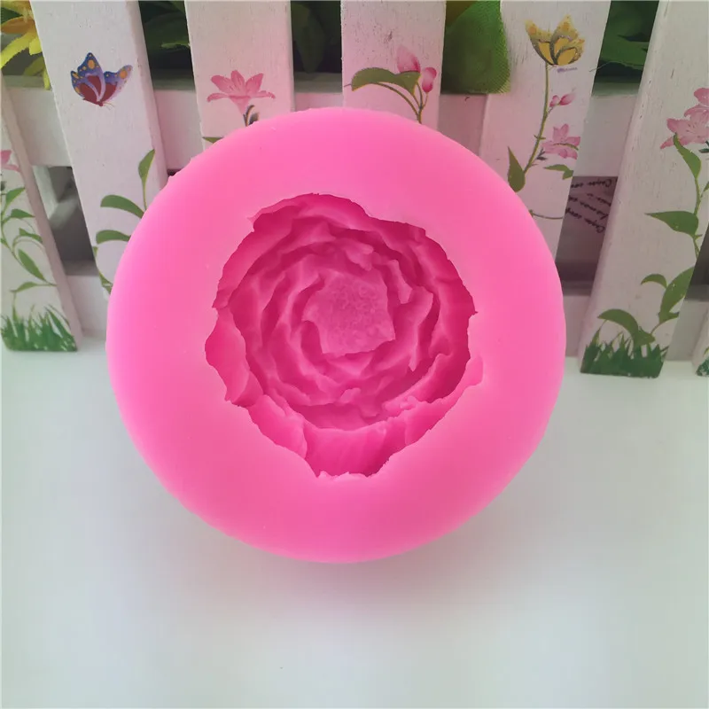 DIY Flower Silicone Mold,Sugarcraft Cake Decorating Tools,Fondant Chocolate Molds Cake Border Mould