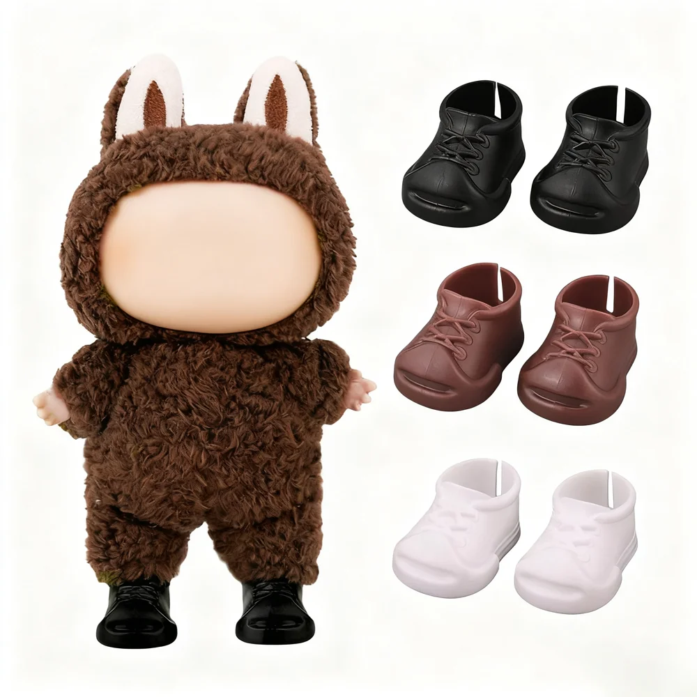 

Кукольная обувь Пластиковая доска Обувь для 17 см Labubu V3 V1 V2 Кукольная одежда Аксессуары для одежды Ropa Labubu Украшение Diy Toy Dress Up