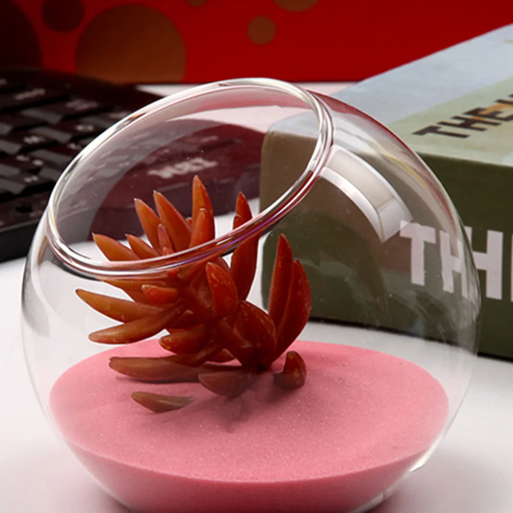 

1Pcs Micro Landscape Bottle Simple Style Compact Glass DIY Decoration for Bedroom Office Garden Mini Landscape Container