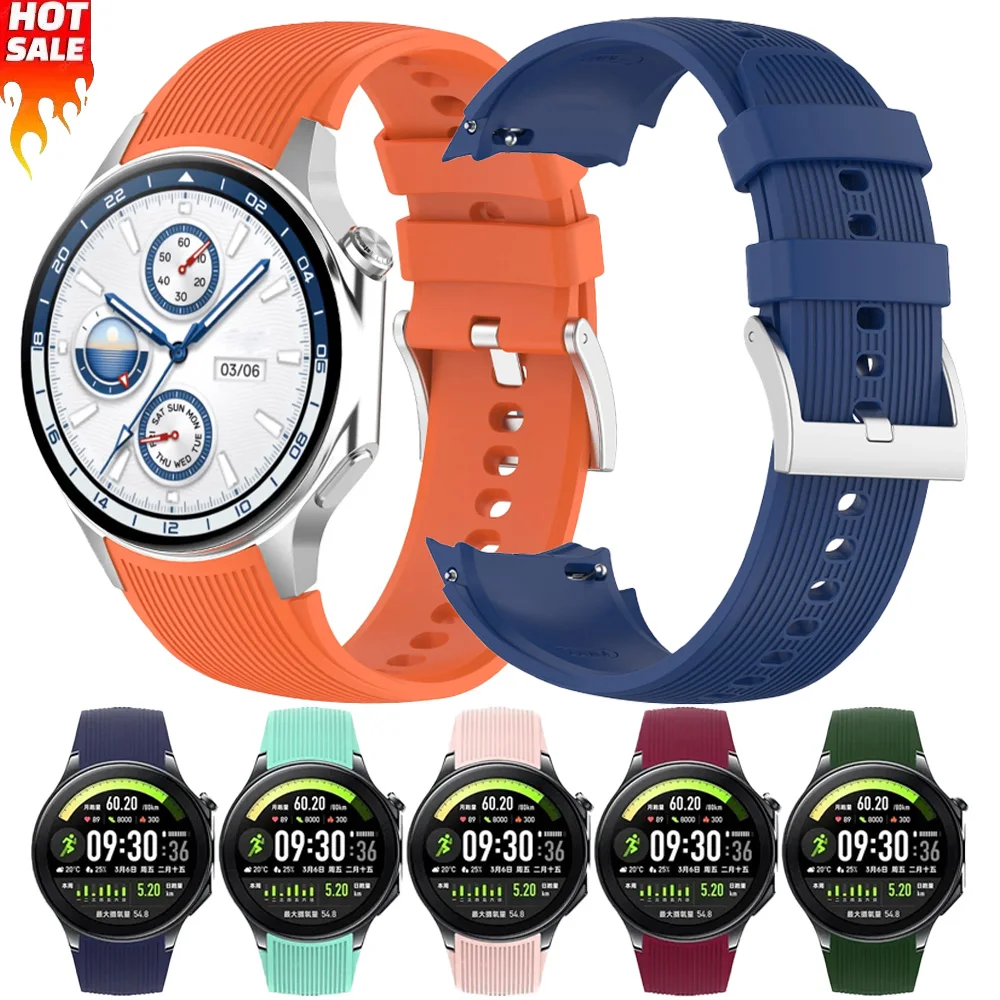 Offizielles Silikonarmband für OPPO Watch X X2 Sports, No Gap Sports, bequemer Armbandgürtel für OnePlus Watch 3/2/2R Zubehör
