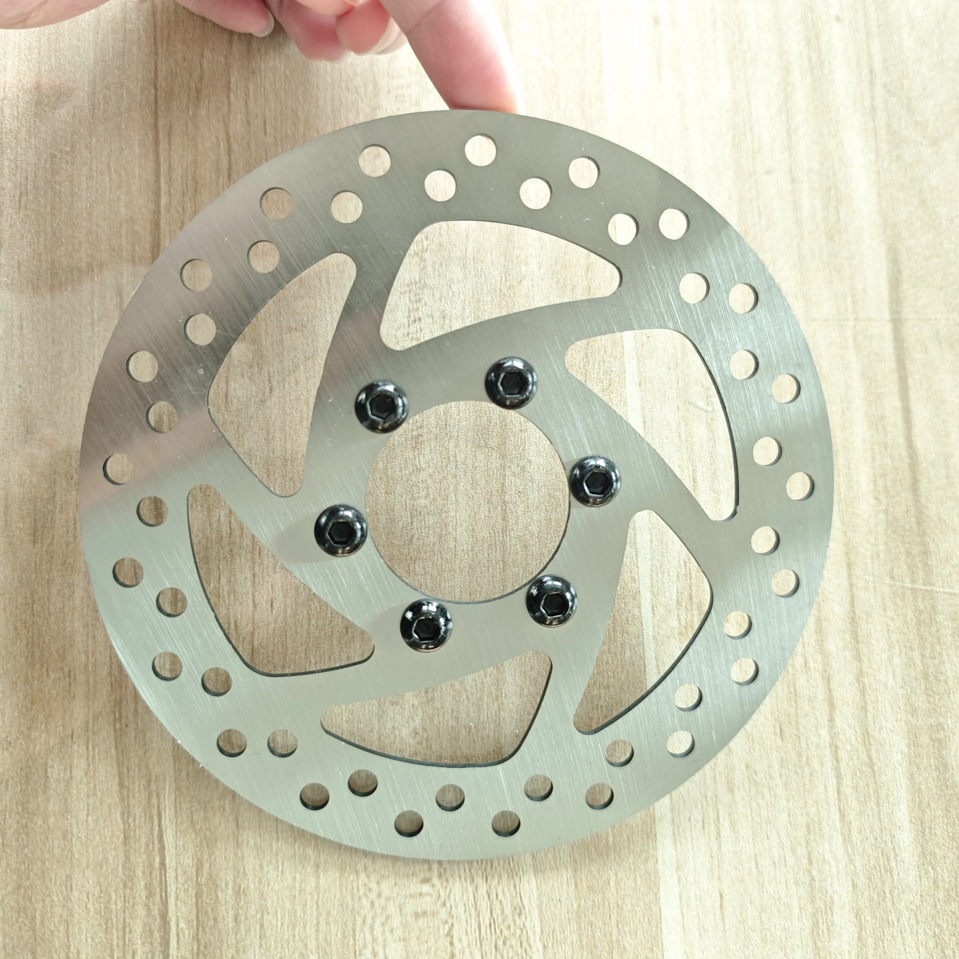 

NFOX 1 комплект, скейтборд, велосипед, тормозная колодка, монтажное отверстие, шаг 48 мм, нестандартный ротор дискового тормоза для езды на открытом воздухе, 140 мм, включая винты