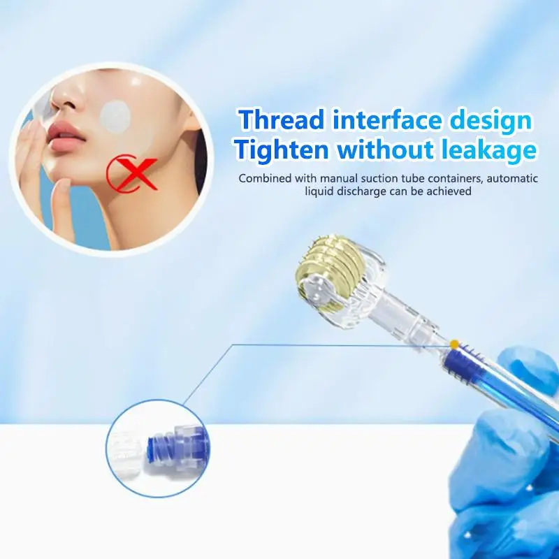 Microneedle Roller Stamp Microneedle 0.25mm For Applying Serum Beard Growth Scalp Hair Facial Beauty Skincare Tool▪