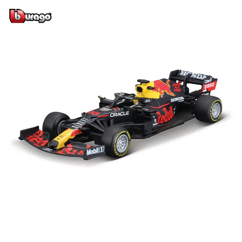 Bburago 1:43 Red Bull Racing TAG Heuer RB16b 2021 #33 MAX Verstappen Alloy Luxury Vehicle Diecast Cars Model Toy Collection Gift