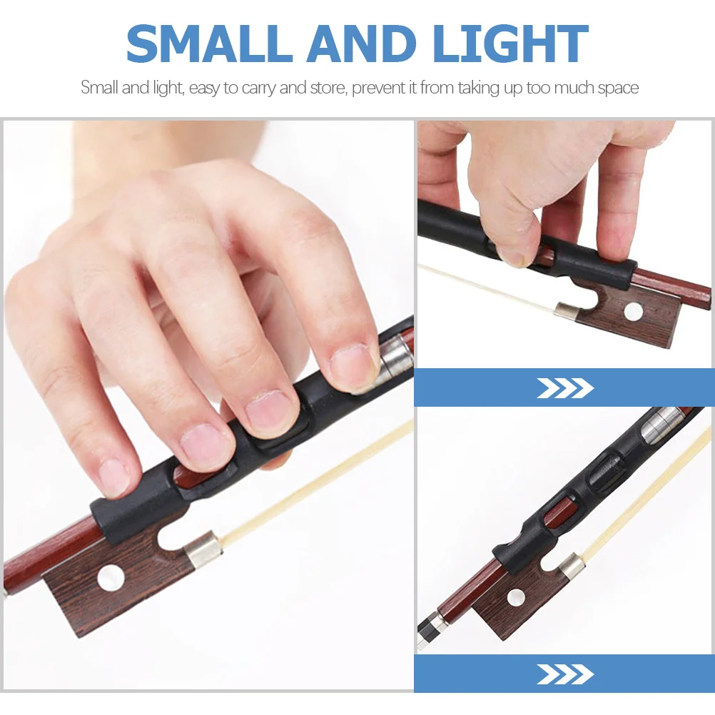 

3Pcs Violin Posture Corrector Durable Rubber Bow Straightener Practical Accessory for Beginners Bow Straightener