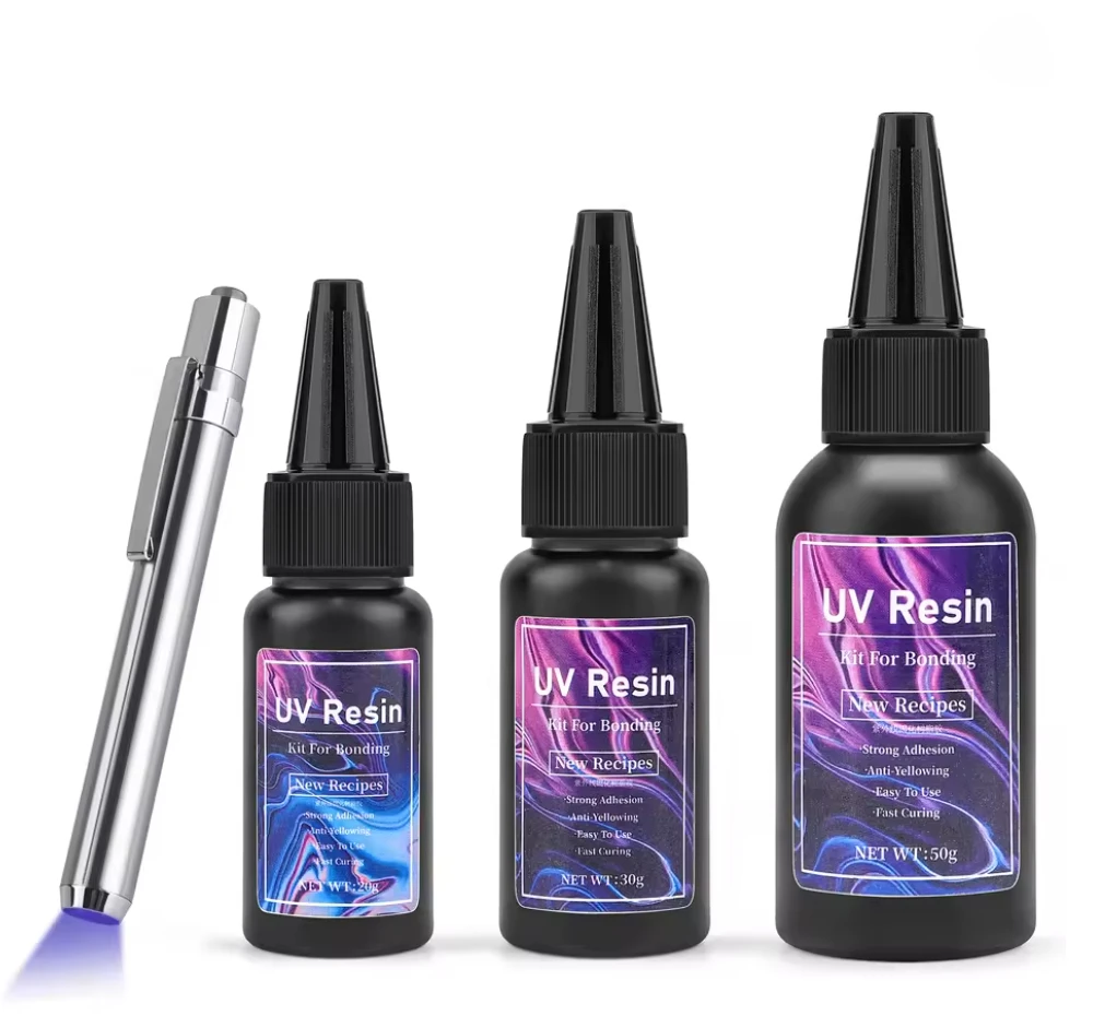 Fissaggio adesivo UV, adesivo per saldatura a freddo, plasticizer per tubi, adesivo in alluminio-plastica, riparazione parabrezza super resistente