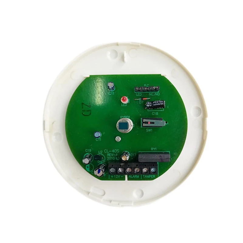 Ceiling Mount Wired PIR Motion Sensor 360 Degrees 6 Meter Detecting Coverage Anti-tamper for Smart Home Security Protection