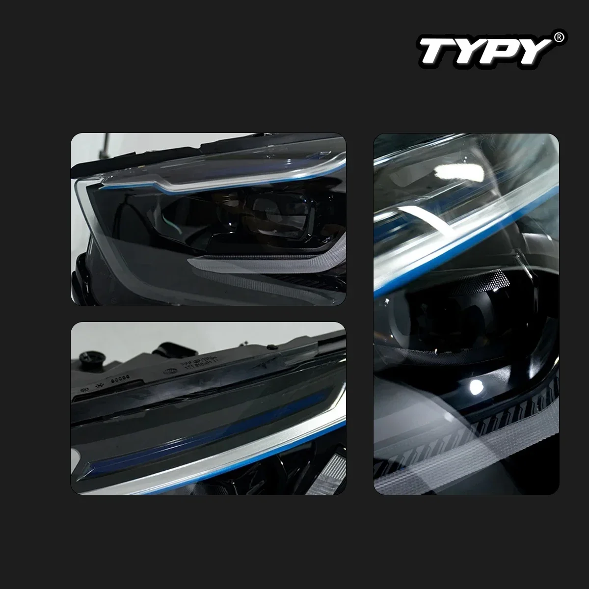 

TYPY Новый светодиодный налобный фонарь, модифицированный для BMW 5 серии GT F07, фар 2010-2017, динамический сигнальный налобный фонарь, автоаксессуары