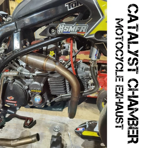 Imagen 2 del producto Resonador de motocicleta, convertidor catalítico de presión de escape
