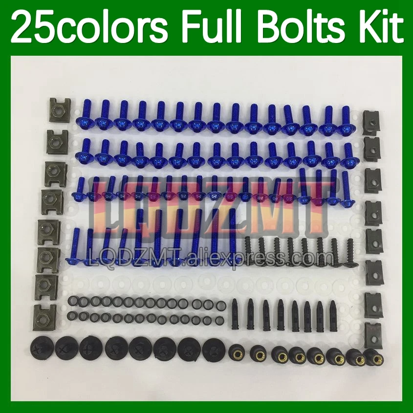 268pcs Body Bolt Full Screws Kit For HONDA CBR400 CBR 400RR 400 RR NC23 CBR400RR 87 88 89 1987 1988 1989 Fairing Bolts screw Nut