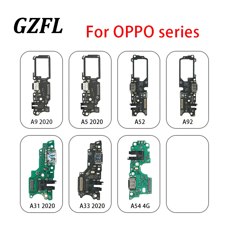 

USB Charge Dock Port Socket Plug Connector Flex Cable For OPPO A9 A5 A33 A31 2020 A52 A53 A53s A54 A74 A91 A92 A93 A94 5G 4G