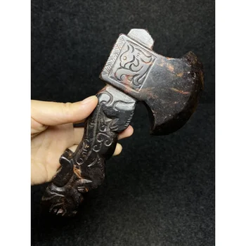 기타 골동품 고대 공예품, Xiuyan Jade Gaogu 옥 도끼 장식품, 핸드 피스, 공급 공예품