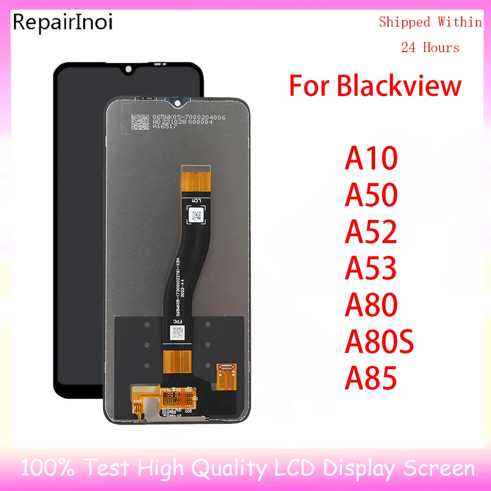 

100% протестированный ЖК-дисплей Blackview A10 A50 A52 A53 A80 A80S A85, ЖК-дисплей, сенсорный экран, дигитайзер, замена в сборе