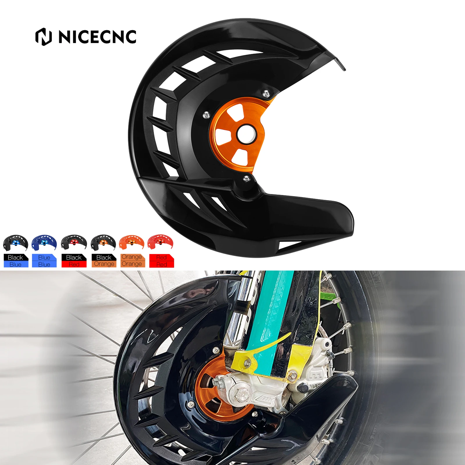

NICECNC For KTM EXC 300 EXC 250 EXCF 350 EXC 450 SX 125 SXF 250 SXF 450 XC XCF XCW XCF-W XWF 2016-2025 Front Brake Disc Guard