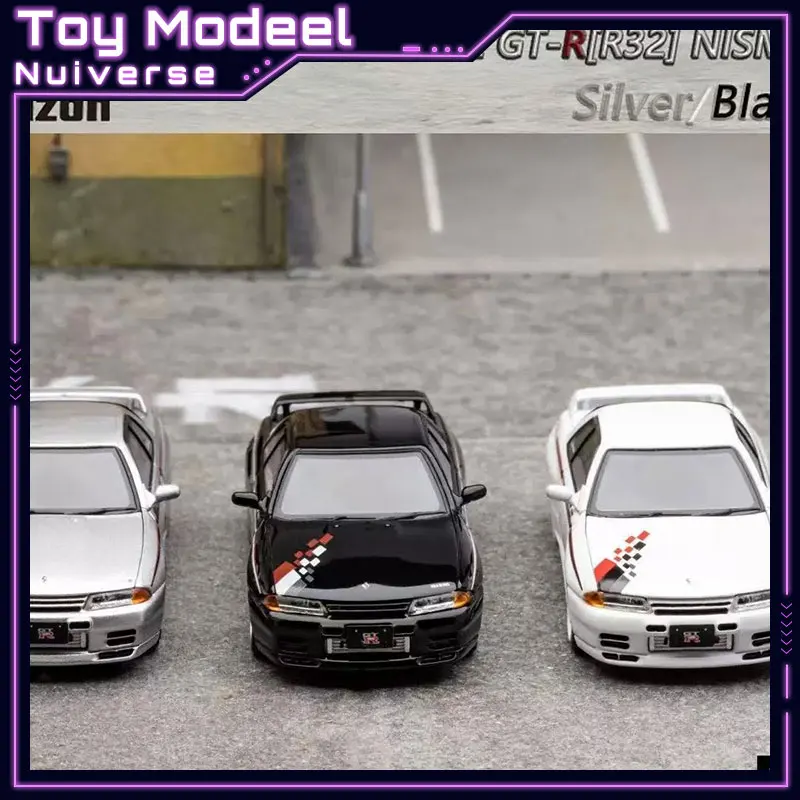 

FH Nissan GT-R R32 Nismo S-Tune Skyline 1:64 Scale Ultra Detailed Diecast Alloy Simulation Car Model Collectible Perfect Gift
