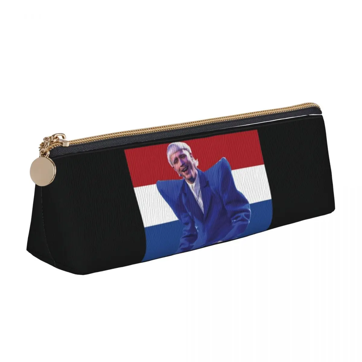 Joost Klein Pencil Case Netherland Flag School Pencil Cases Triangle Girls Boys Lovely Portable Pencil Box Stationery Organizer