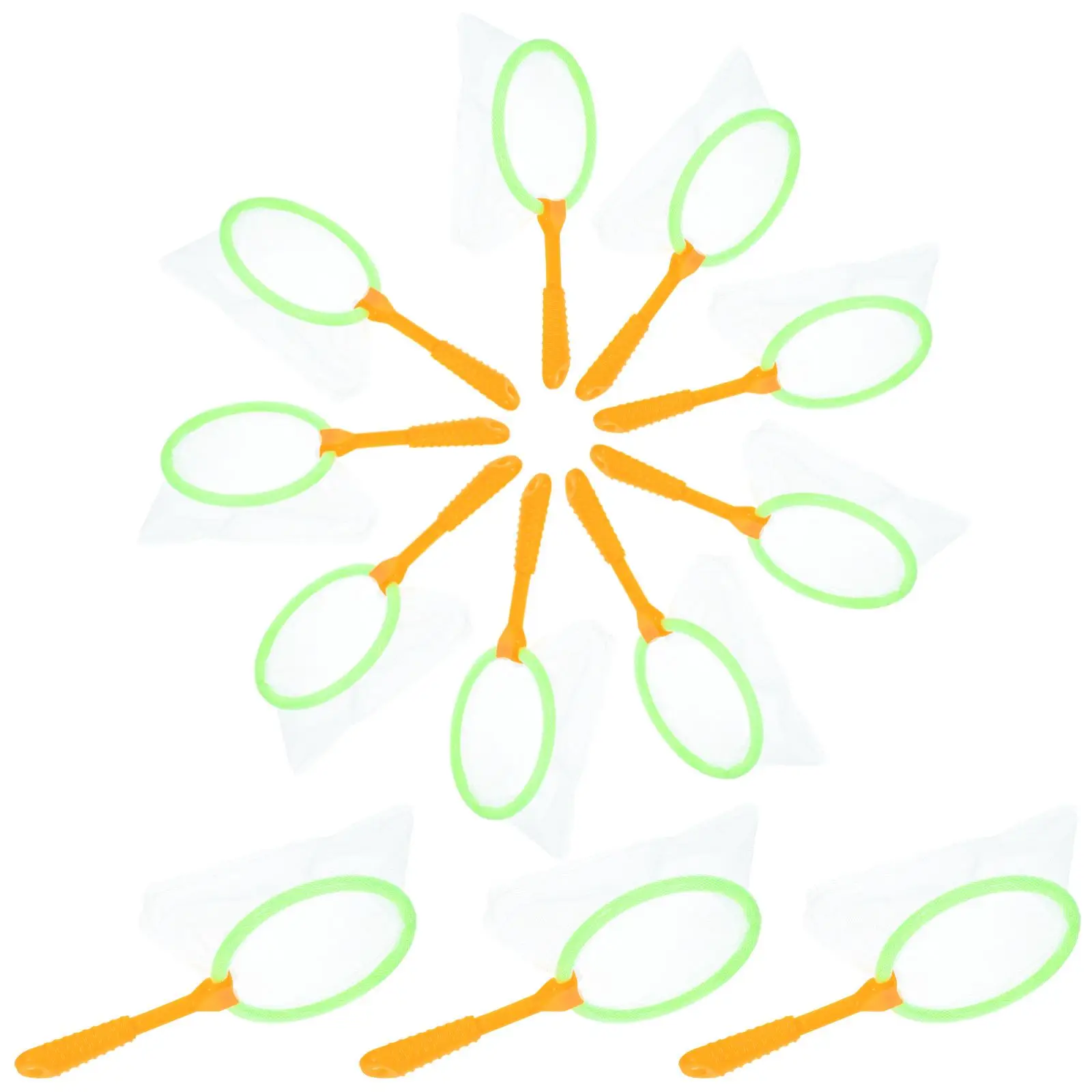 

12 Pcs Fishing Net for Children Butterfly Catcher 22cm Diameter Polyester Kids Toy Insect Nets Bug Explorer Gift