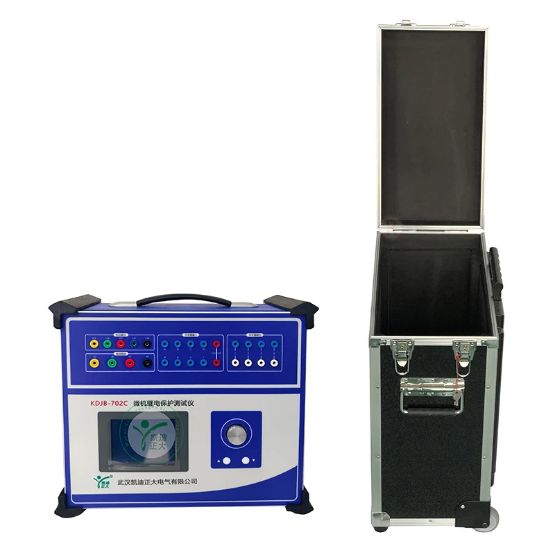 KDJB-702C Microcomputer Relay Protection Tester Secondary Current Injector 3 Phase Relay Tester for Power System