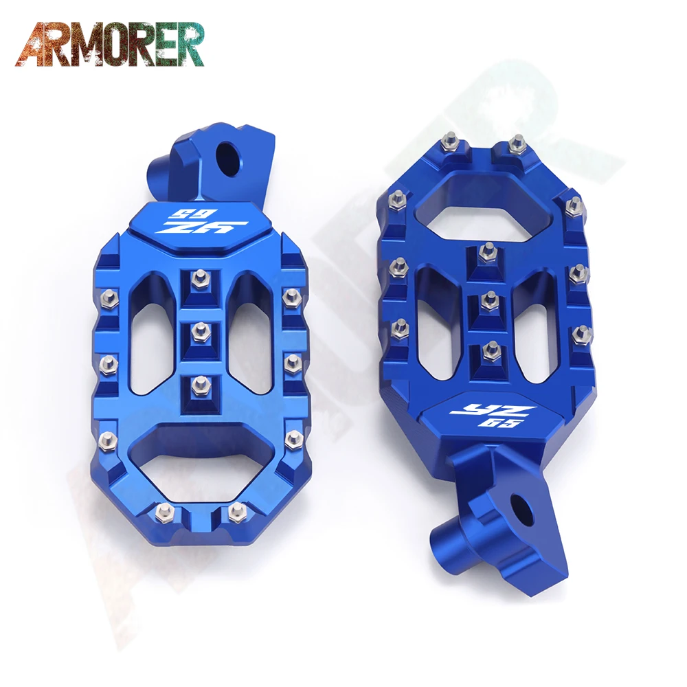 

Motorcycle Accessories CNC Aluminum FootRest Footpegs Foot Pegs Pedals For YAMAHA YZ65 YZ85 YZ125 YZ125X YZ 65 85 125