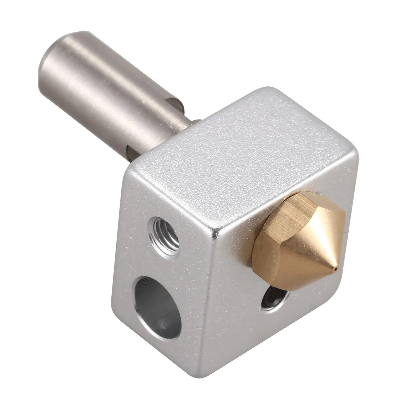 AEE7-MK10 Hotend Kit For 3D Printer   M7 Nozzle And Throat With PTFE Tube And Aluminum Heater Block   Improved Version Fit With