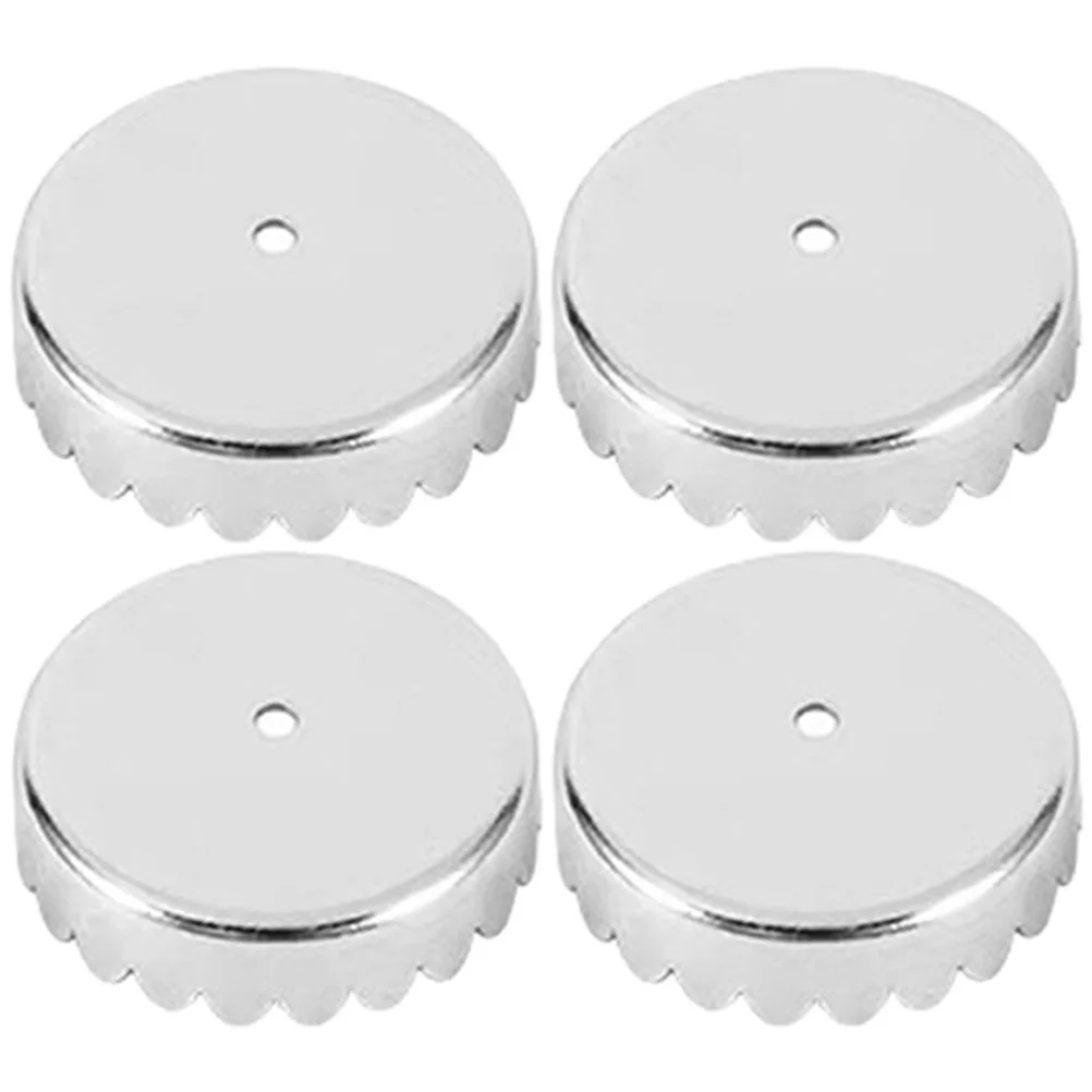 4 Pcs Soap Storage Holder Magnetic Bathroom Supplies Stand Shower Dish Caps Stainless Steel Parts