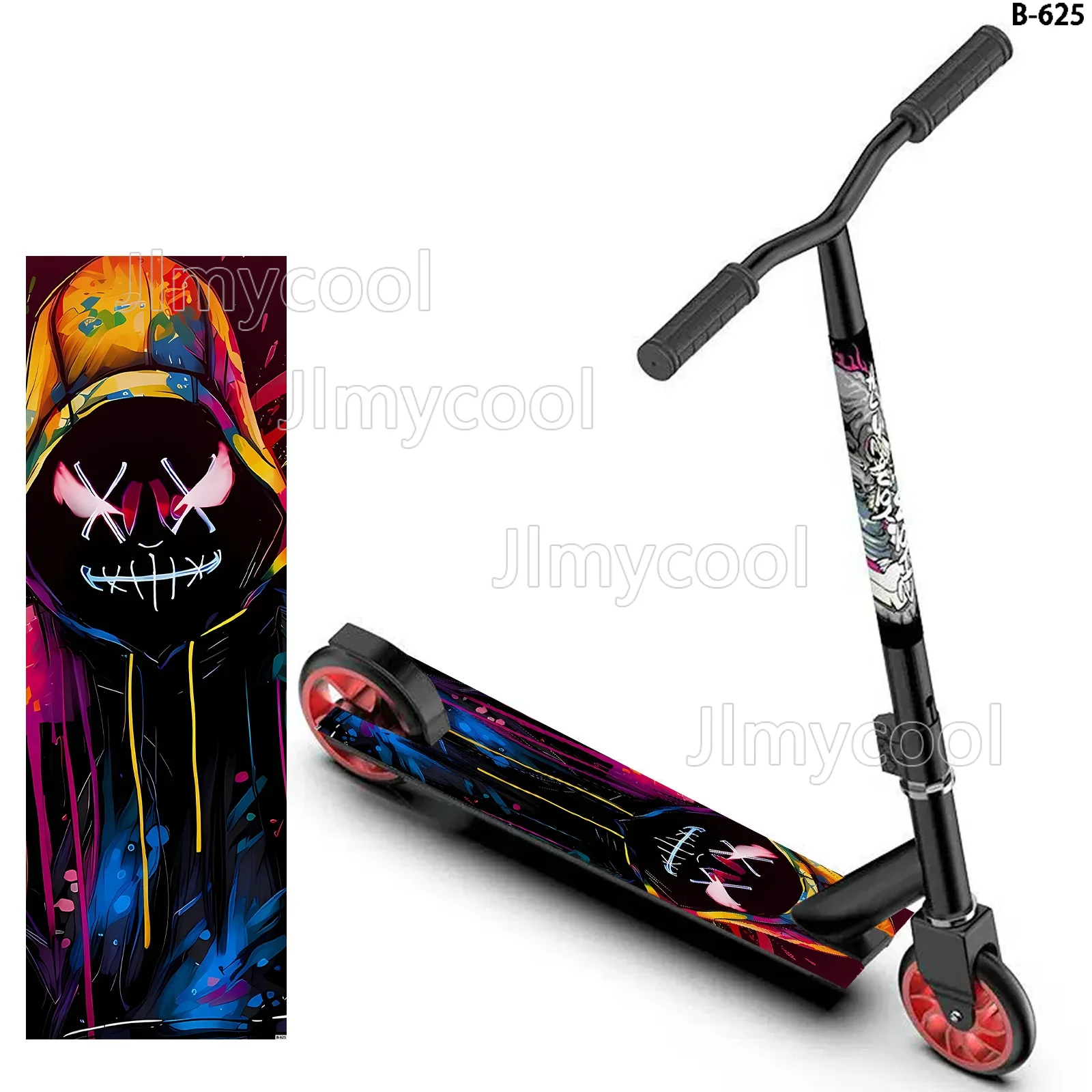 

Personalized Funny Graffiti Hooded Scooter Sticker DIY Decorative Sticker/suitable for Scooter/portable Folding Stickers