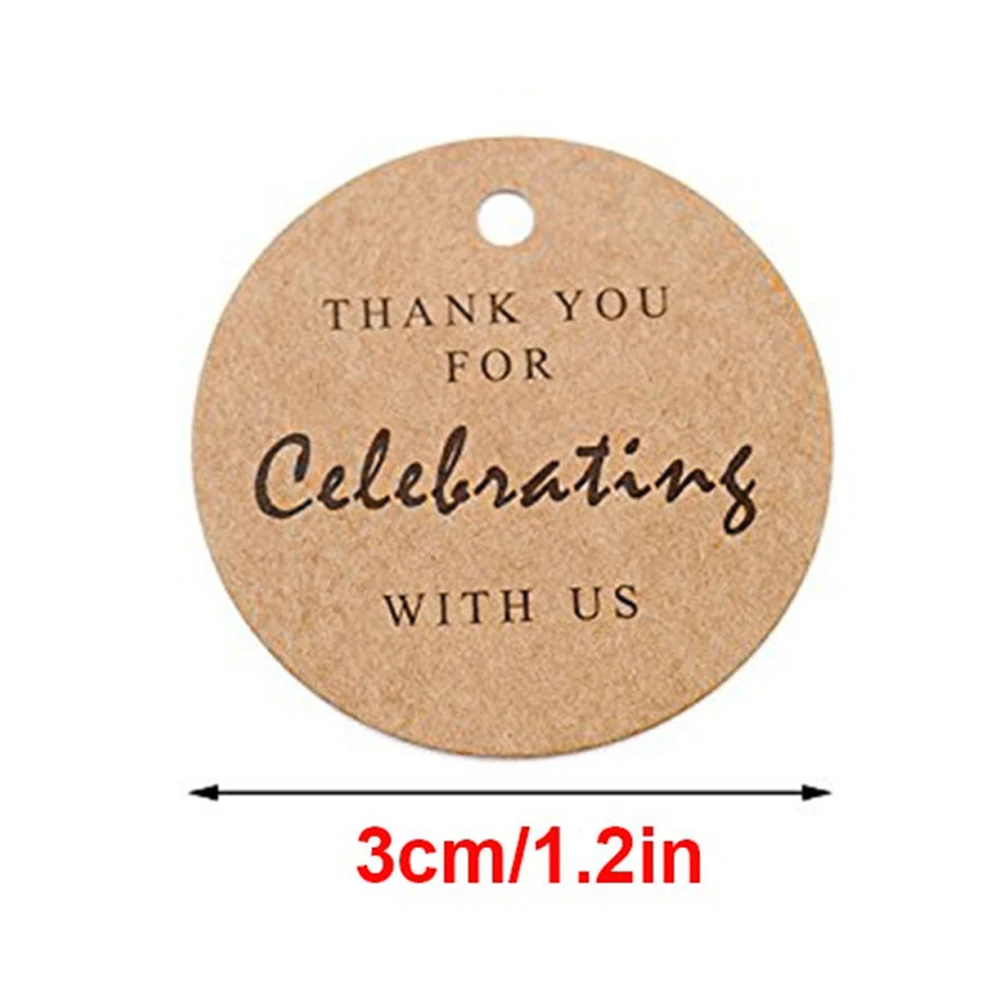 100-300 قطعة شكرا على العلامات القادمة الرجعية كرافت ورقة الحب الأحمر العلامات لحفل الزفاف متجر صغير التعبئة والتغليف الديكور العلامات