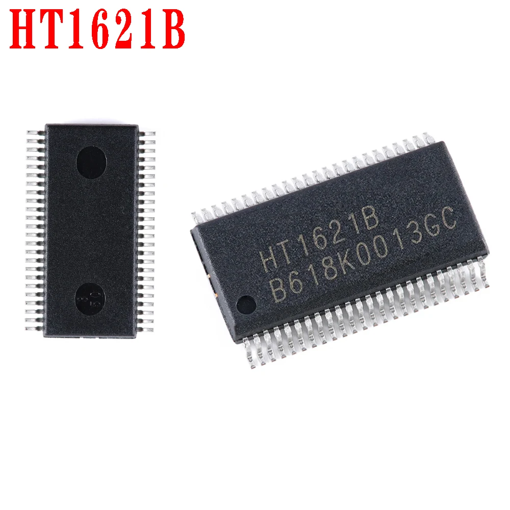 

HT1621B SSOP-48 10 pcs RA-M Mapped 32*4 LCD Controller Chip I/O MCU IC Integrated Circuit