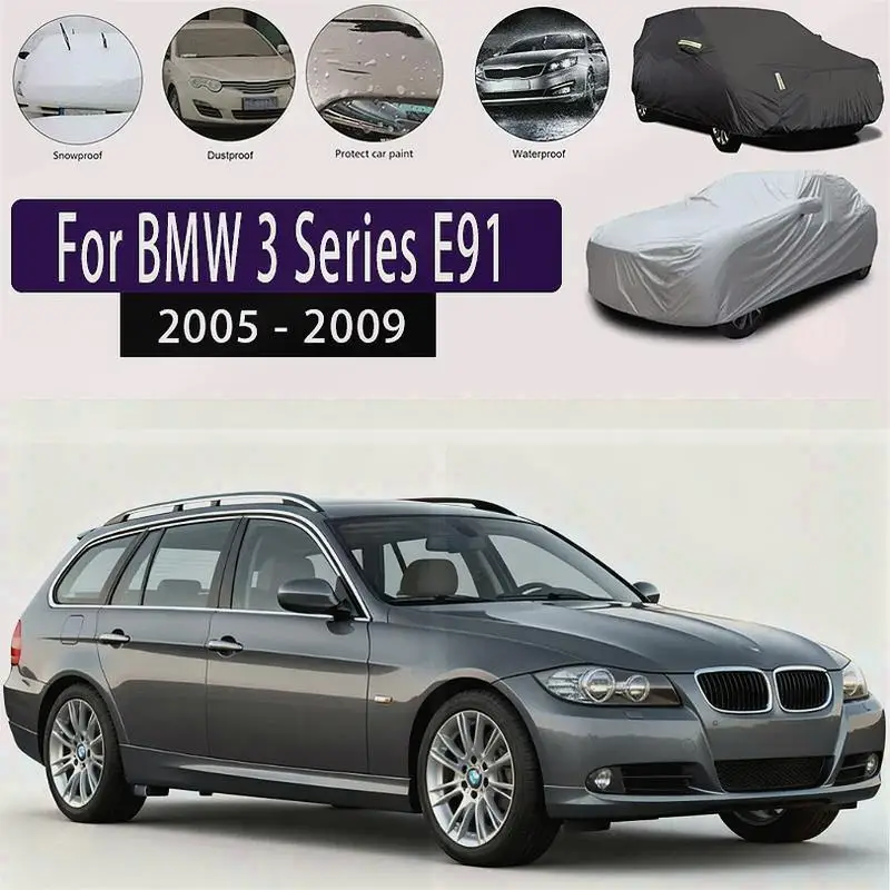 

For BMW 3 Series E91 2005-2009 Outdoor Protection Waterproof Dustproof Sunshade for BMW 3 Series E91 Car Covers