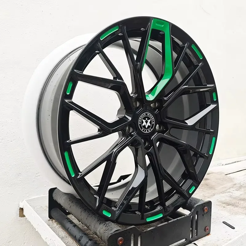 Bespoke Private Forged Aluminium Wheels Rims Satin Gunmetal ET Offset Custom Forged Sports Tourer Grand Touring Coupe