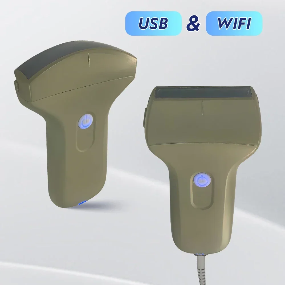 80 Elements Wireless Color Ultrasound High Frequency Linear Probe Support IOS Android Windows.