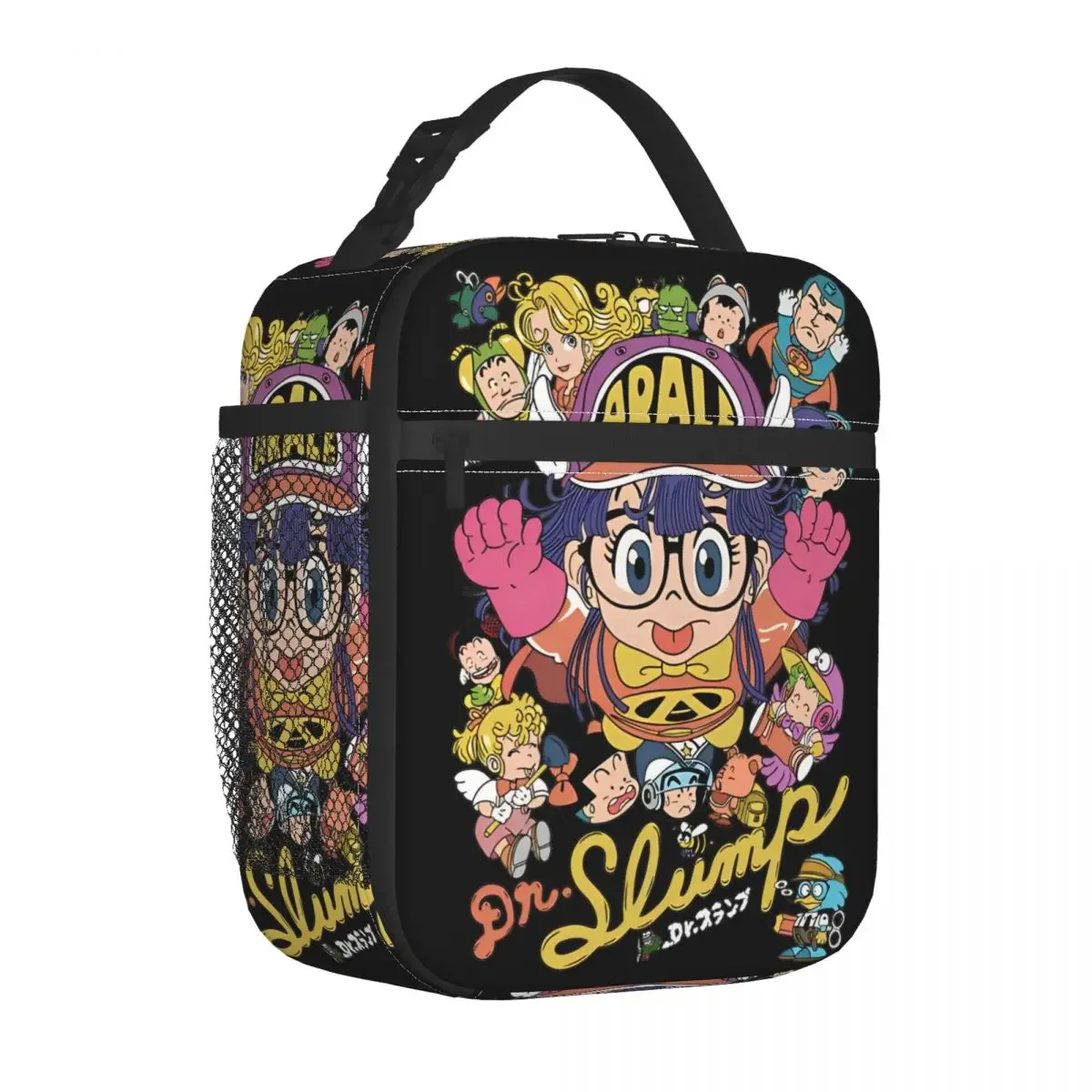 Arale Dr.Slump Insulated Lunch Bags Thermal Bag Reusable Large Tote Lunch Box Men Women Work Picnic