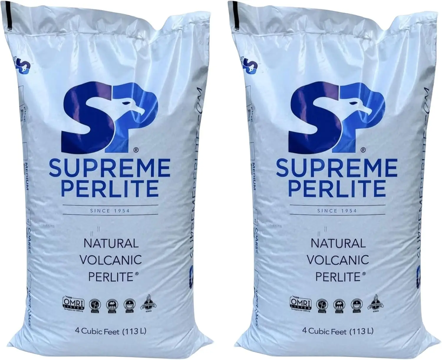 Supreme Perlite Coarse Horticultural Perlite 4 Cu Ft, Soil Aeration Potting Mix, Natural Growing Media for Indoor Outdoor Plants