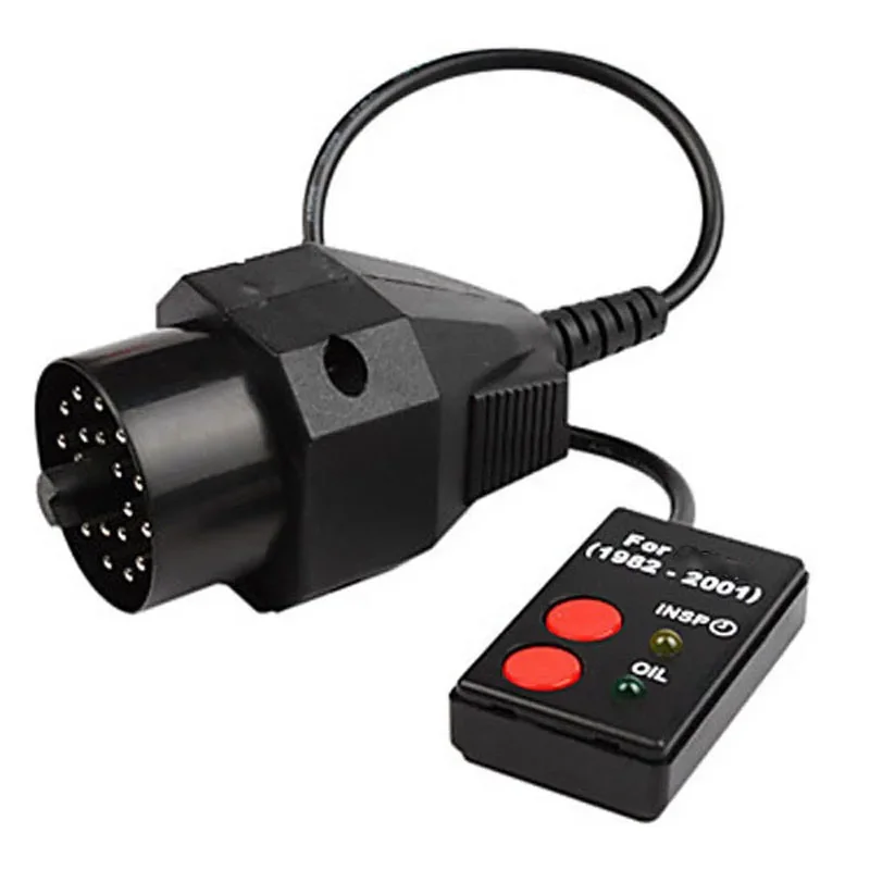 Picture 6: Connector 20 Pin 12V ABS Sockets Oil Service Reset Diagnostic Tool with Indicator Light for E30 E34 E36 E39 Z3 1982-2001