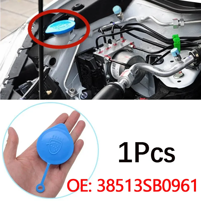 Car Windshield Wiper Washer Fluid Reservoir Bottle Lid Cap Cover For Honda Accord Fit Prelude CRV CRX 38513-SB0-961 Water Tank