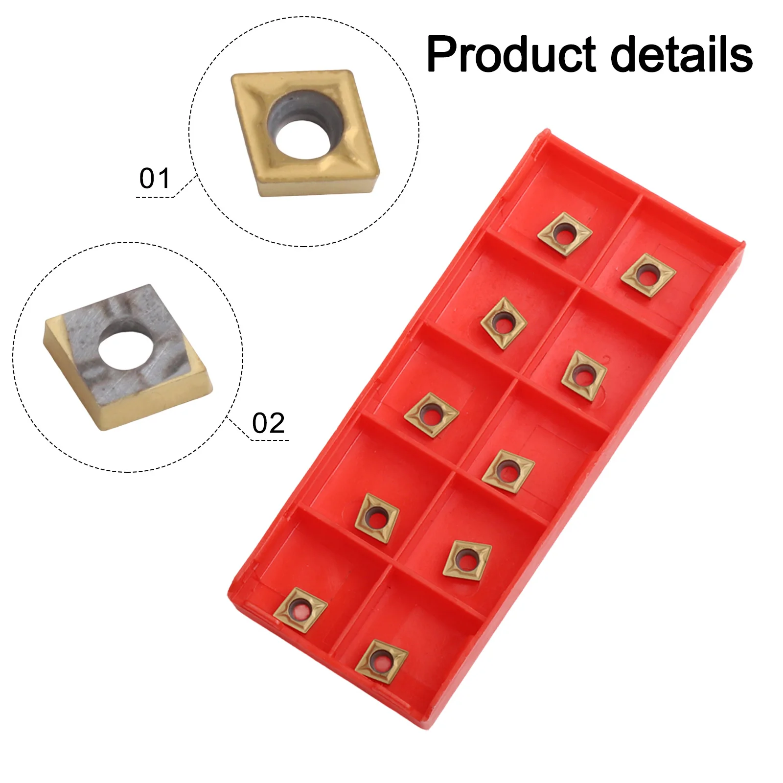 Soluzione conveniente SCLCR0808H06 Portautensili per tornitura esterna con gambo da 8 mm per tornio CNC con inserti da 10 pezzi CCMT060204