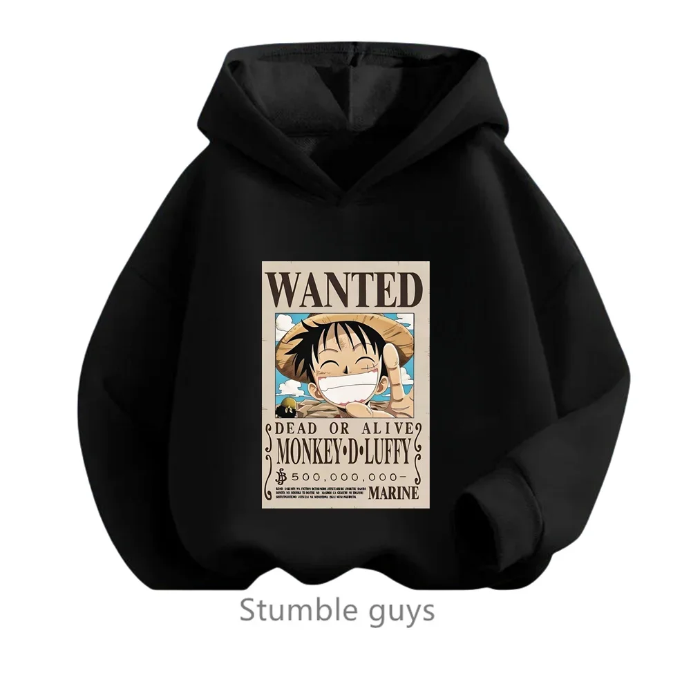 

Худи Луффи для мальчиков, одежда для звуковых детей, одежда для мальчиков, весенне-осенний мультяшный аниме свитшот, костюм