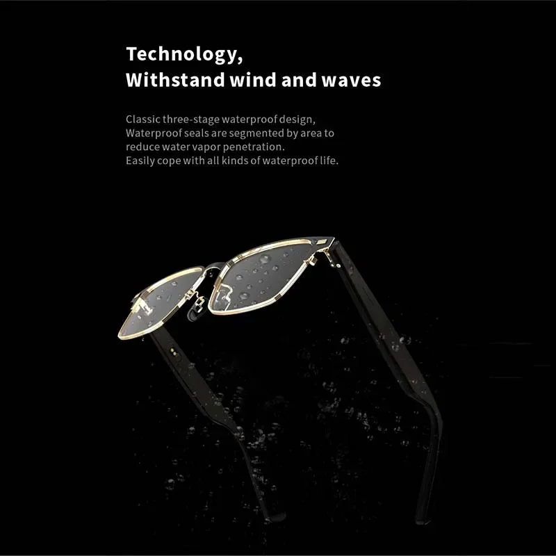 ALOVA Fashion Glasses Sunglasses Polarized Sports Smart Bluetooth Earphone Sunglasses