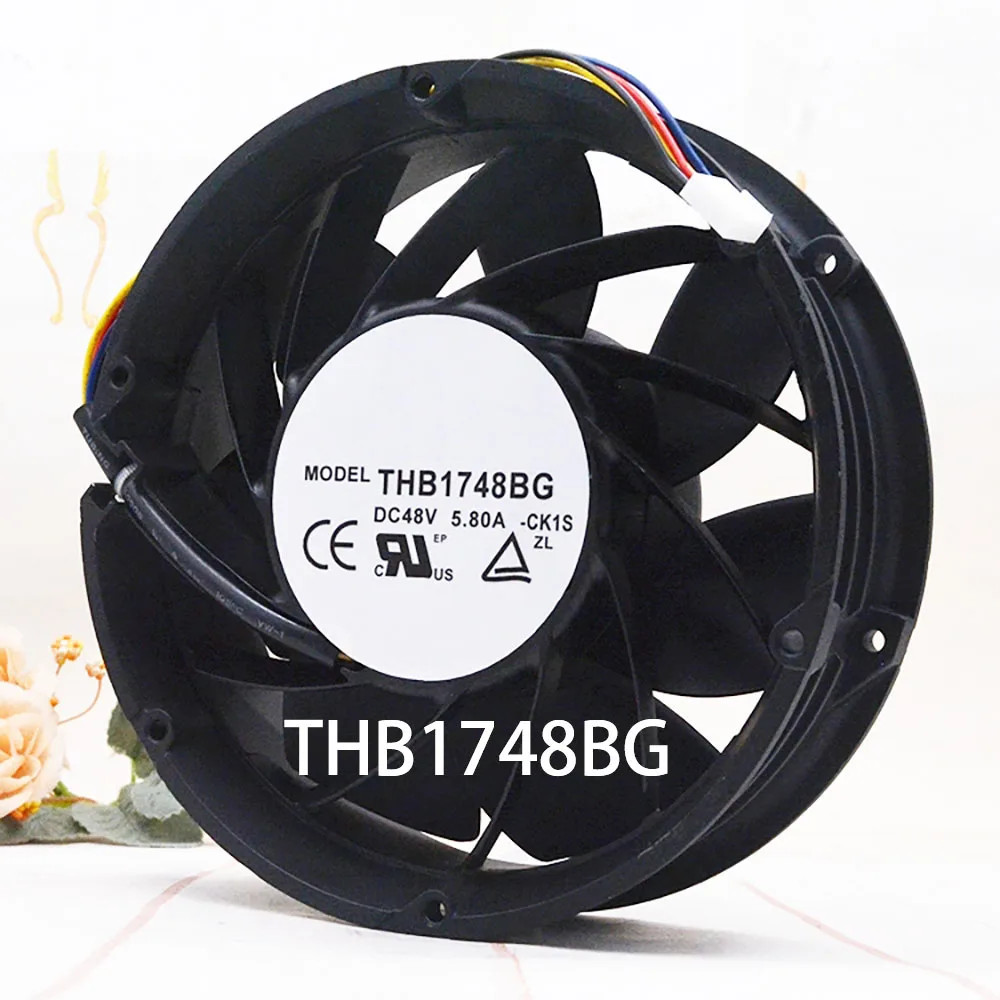 Electric Cabinet Axial flow fan 48VDC 5.80A 172*172*51mm THB1748BG Factory wholesale