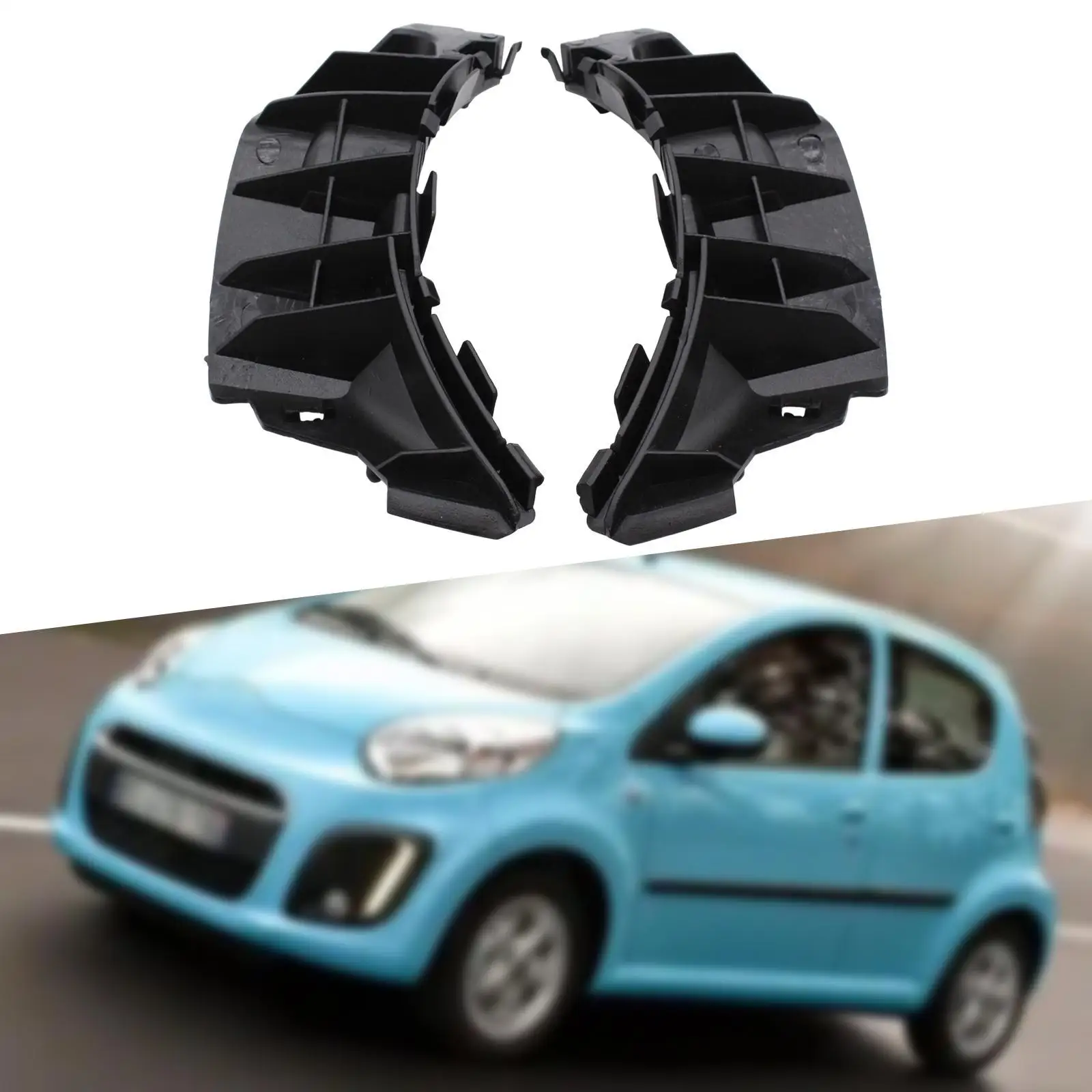 Front Bumper Mounting Support Bracket Easy Installation Premium Repair Parts Replaces Left Right Accessories for Citroen C1