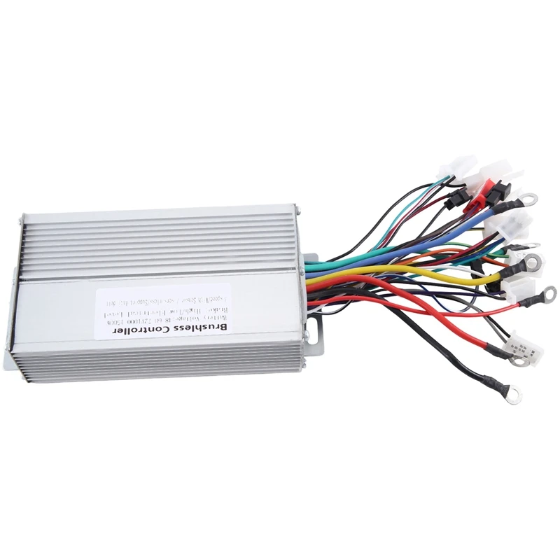 1 PCS 48V 60V 64V 72V 1000W 1500W Electric Controller 12 Tube Dual Mode E-Bike Brushless Controller Silver