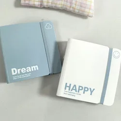 Cute Mini Holds 20 Pcs 2.5 x 3.9 Inch Photos Pure Color Photocard A8 Binder for Photo Card Mini 3 Inch Collector Book Album